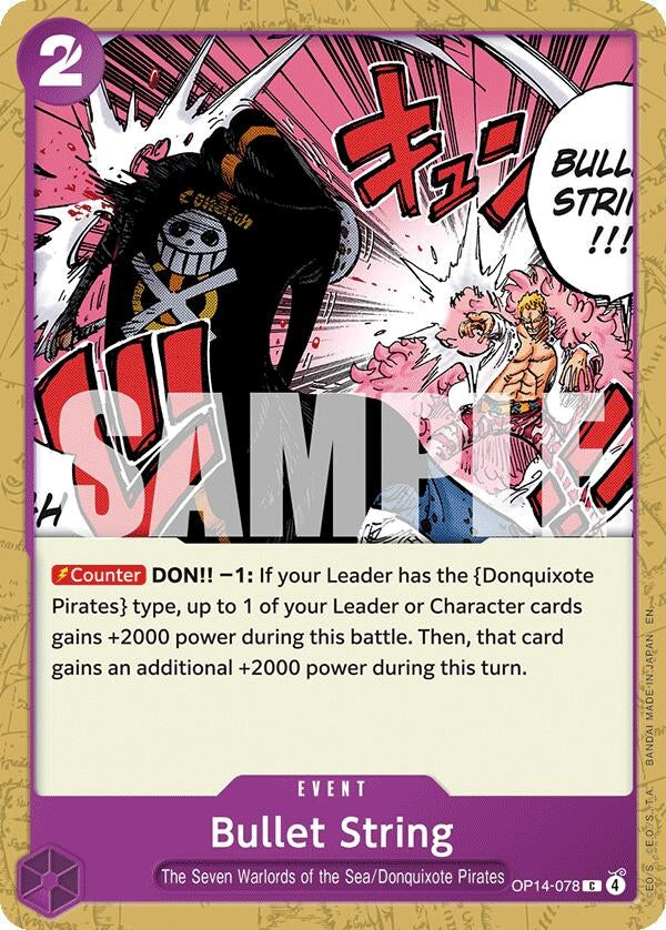 Image for Bullet String (OP14-078) (The Azure Sea's Seven) (OP14) - One Piece Card Game