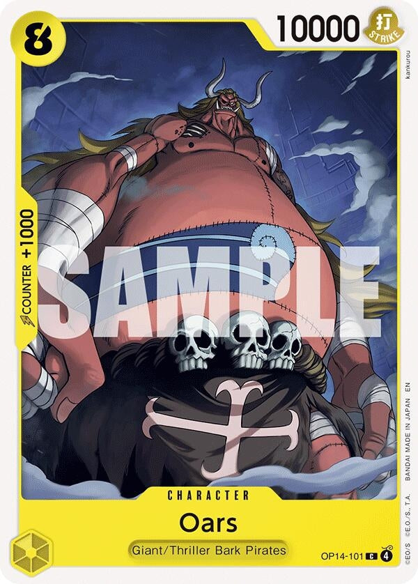 Image for Oars (OP14-101) (The Azure Sea's Seven) (OP14) - One Piece Card Game