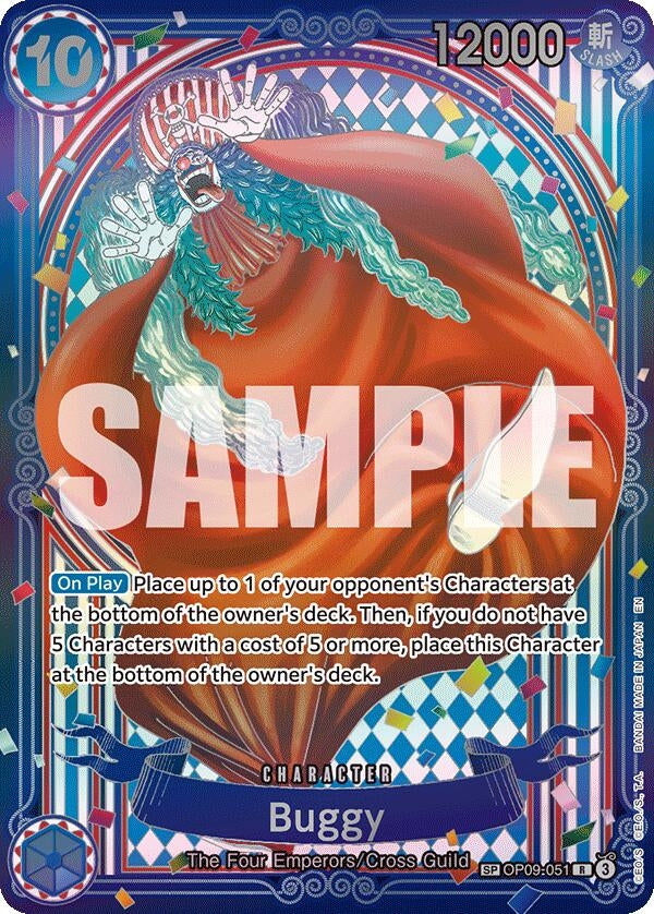 Image for Buggy - OP09-051 (SP) (OP09-051) (The Azure Sea's Seven) (OP14) - One Piece Card Game