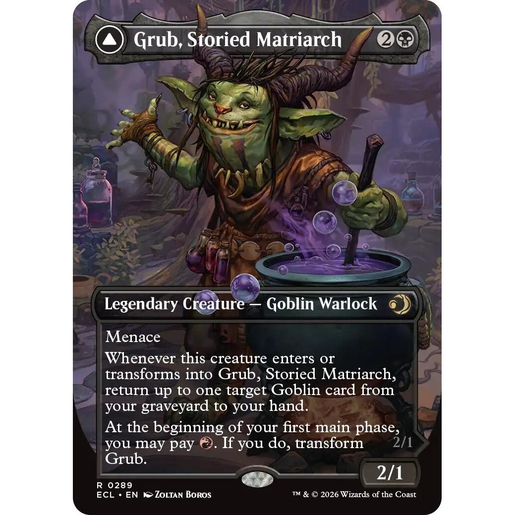 Grub, Storied Matriarch (Borderless) (289) (Lorwyn Eclipsed) - PokeBox USA