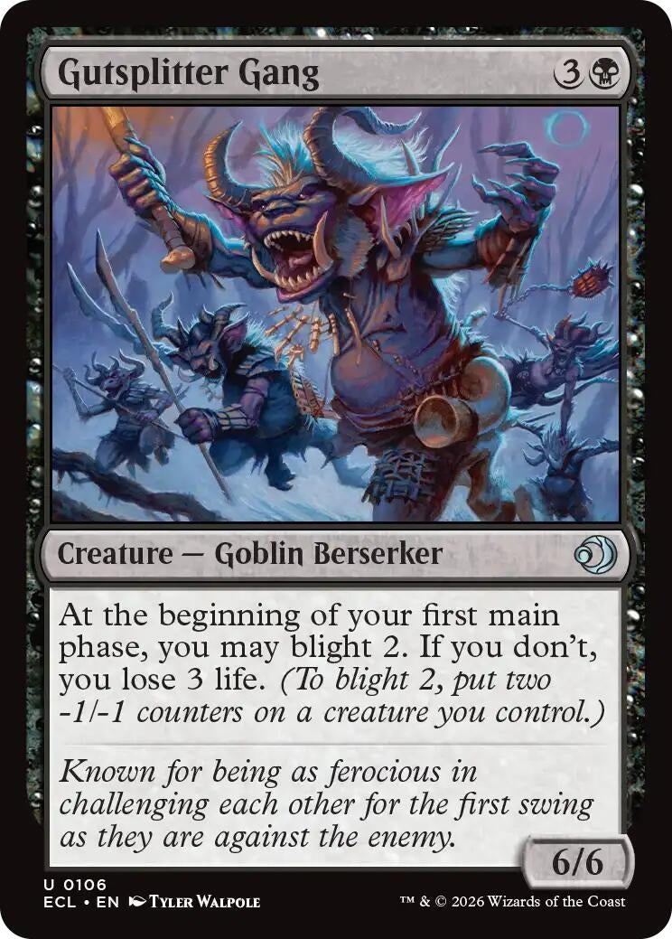 Gutsplitter Gang (106) (Lorwyn Eclipsed)