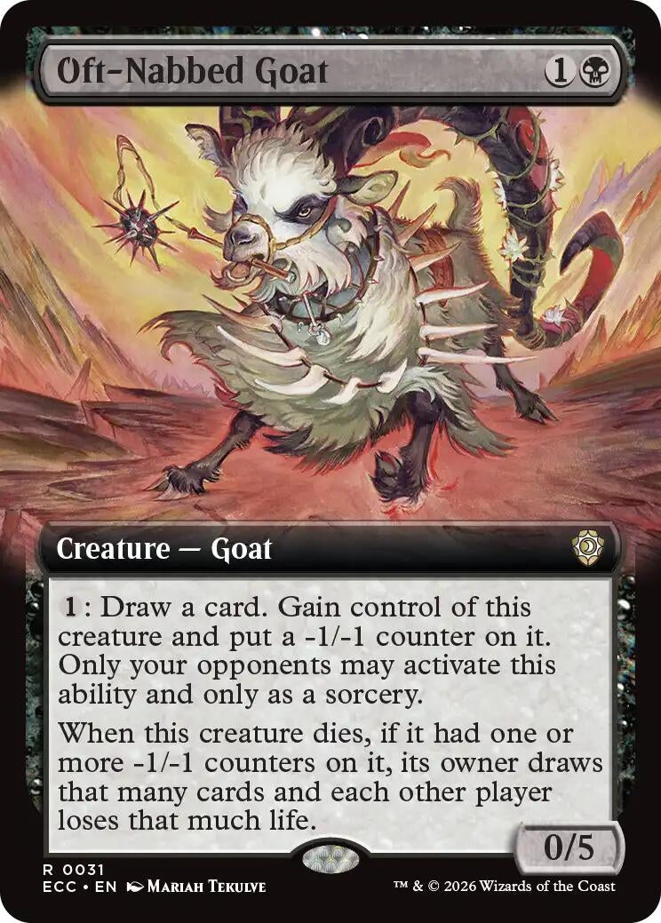 Oft-Nabbed Goat (Extended Art) (31) (Lorwyn Eclipsed)