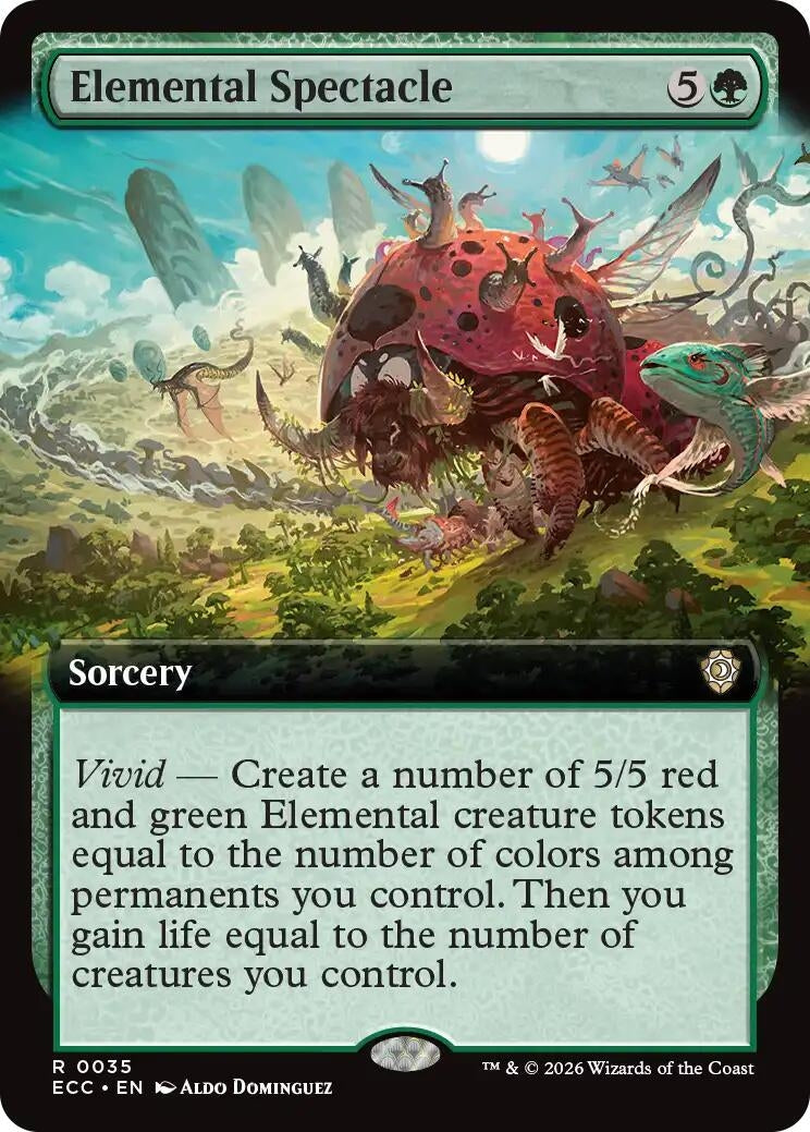 Elemental Spectacle (Extended Art) (35) (Lorwyn Eclipsed)