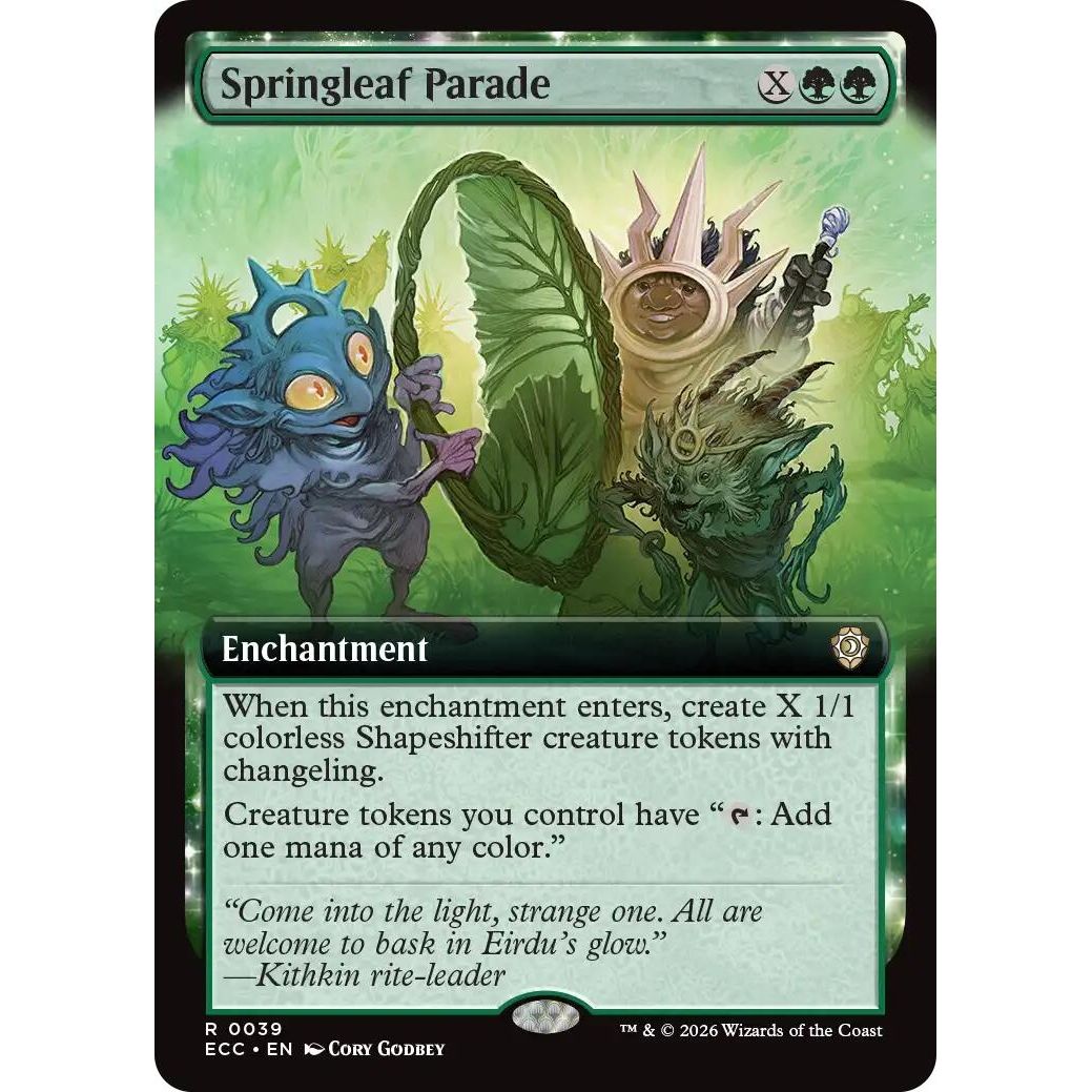 Springleaf Parade (Extended Art) (39) (Lorwyn Eclipsed) - PokeBox USA
