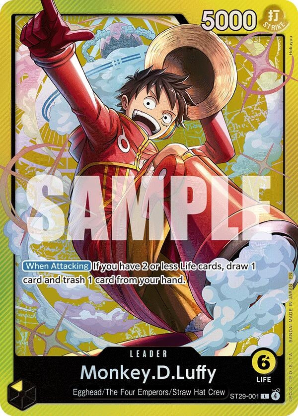 Image for Monkey.D.Luffy (001) (ST29-001) (Starter Deck 29: Egghead) (ST-29) - One Piece Card Game