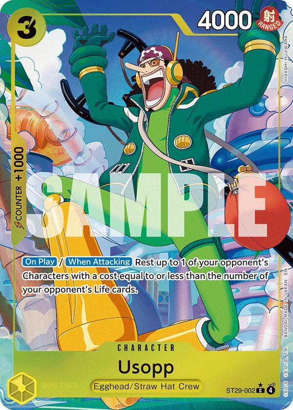 Image for Usopp (Full Art) (ST29-002) (Starter Deck 29: Egghead) (ST-29) - One Piece Card Game
