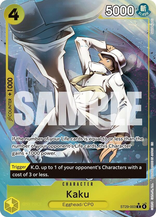 Image for Kaku (Full Art) (ST29-003) (Starter Deck 29: Egghead) (ST-29) - One Piece Card Game