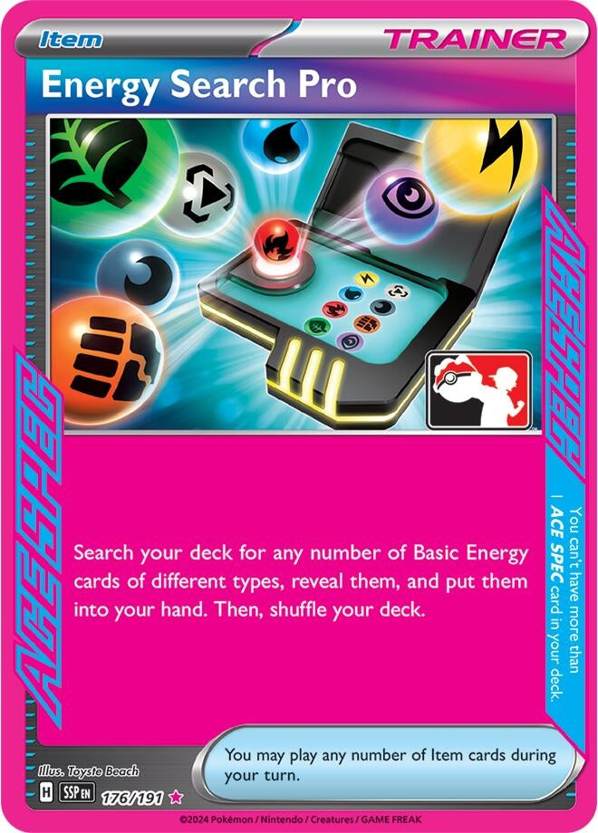 Image for Energy Search Pro (176/191) (Prize Pack Series Cards) - Pokemon
