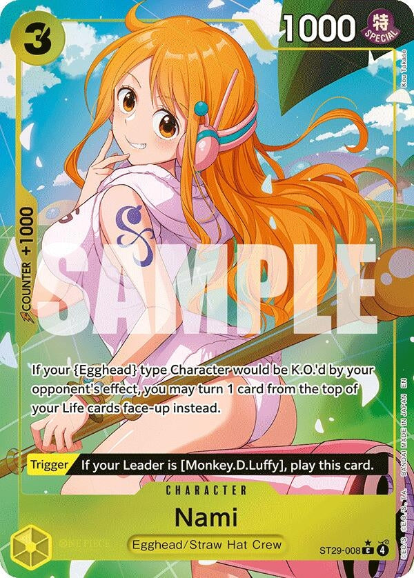 Image for Nami (Full Art) (ST29-008) (Starter Deck 29: Egghead) (ST-29) - One Piece Card Game