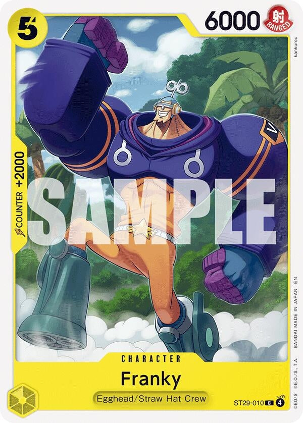Image for Franky (ST29-010) (Starter Deck 29: Egghead) (ST-29) - One Piece Card Game