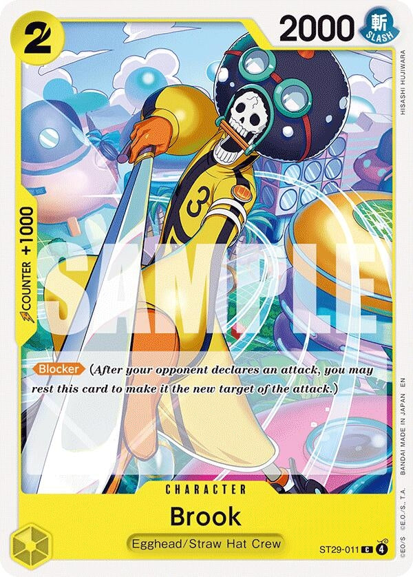 Image for Brook (ST29-011) (Starter Deck 29: Egghead) (ST-29) - One Piece Card Game
