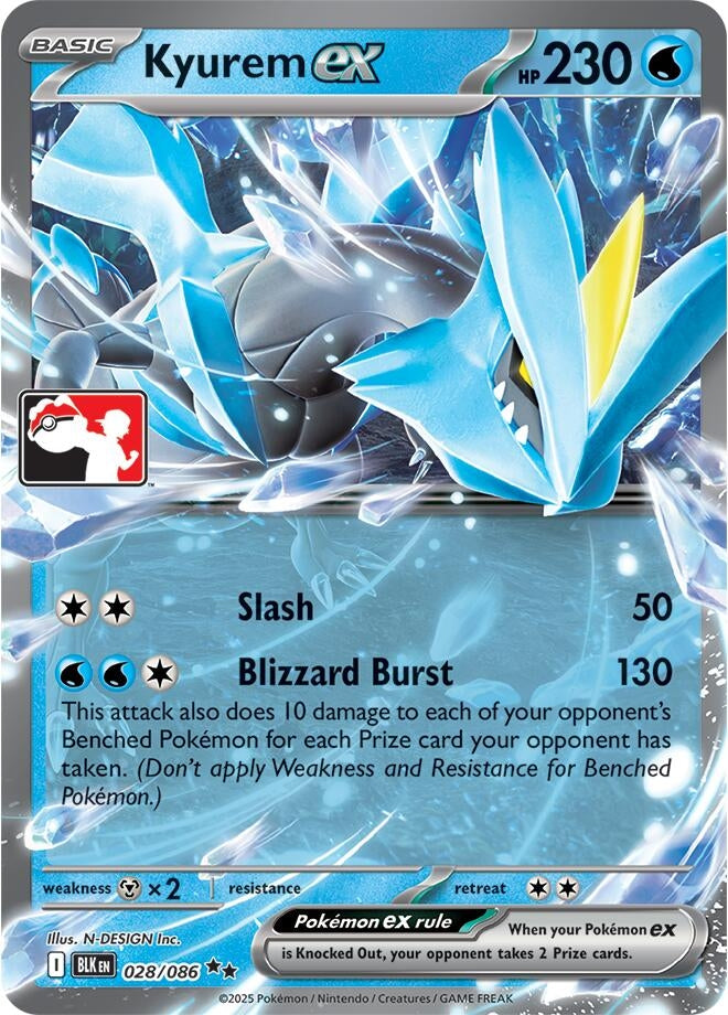 Image for Kyurem ex (028/086) (Prize Pack Series Cards) - Pokemon