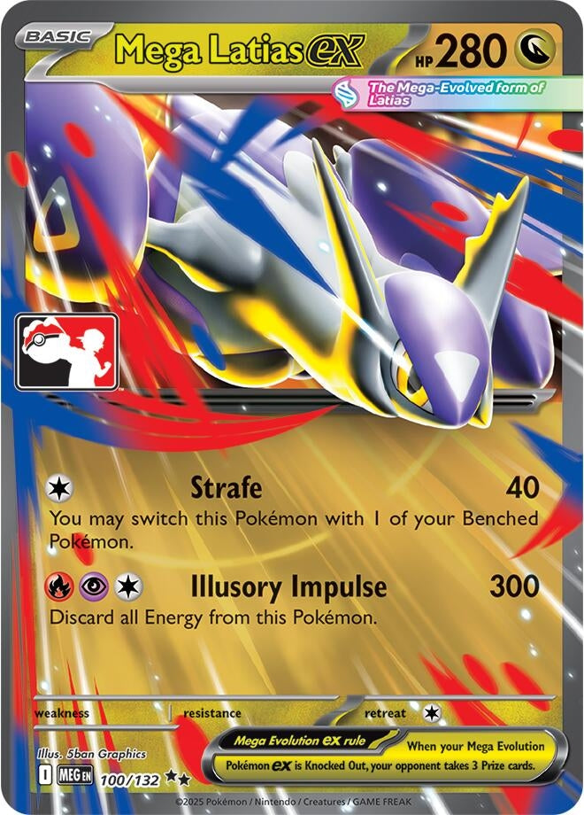 Image for Mega Latias ex (100/132) (Prize Pack Series Cards) - Pokemon
