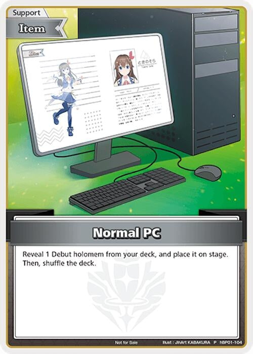 Image for Normal PC (P) (hBP01-104) (hololive OFFICIAL CARD GAME Promos) (hOCGP) - Hololive