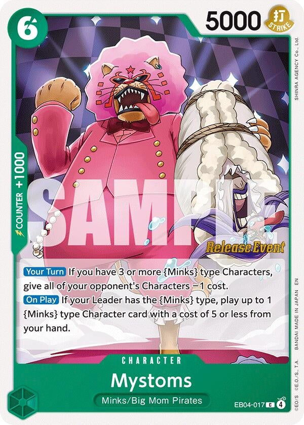 Image for Mystoms (EB04-017) (The Azure Sea's Seven Release Event Cards) (OP14 RE) - One Piece Card Game