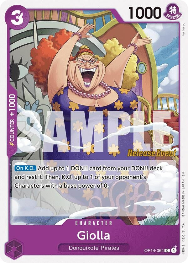 Image for Giolla (OP14-064) (The Azure Sea's Seven Release Event Cards) (OP14 RE) - One Piece Card Game