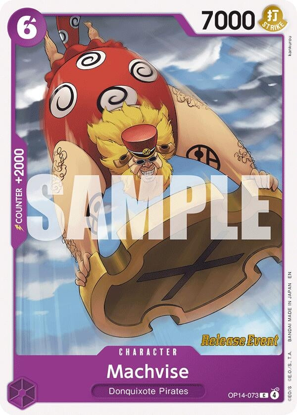 Image for Machvise (OP14-073) (The Azure Sea's Seven Release Event Cards) (OP14 RE) - One Piece Card Game