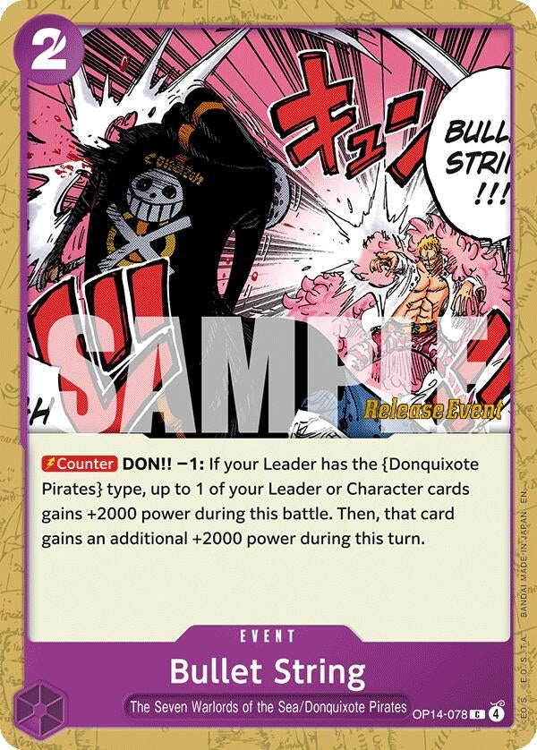Image for Bullet String (OP14-078) (The Azure Sea's Seven Release Event Cards) (OP14 RE) - One Piece Card Game
