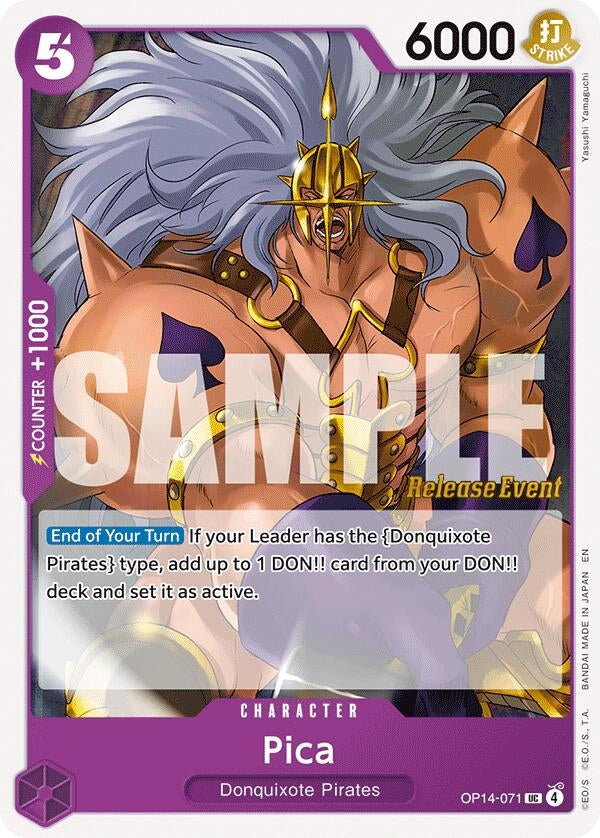 Image for Pica (OP14-071) (The Azure Sea's Seven Release Event Cards) (OP14 RE) - One Piece Card Game