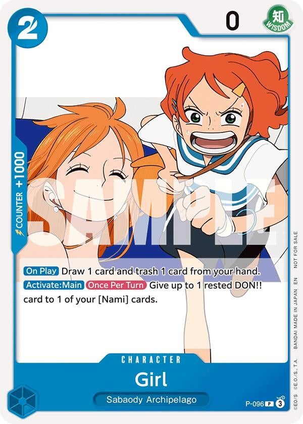 Image for Girl (OP14 Release Event) (P-096) (One Piece Promotion Cards) (OP-PR) - One Piece Card Game