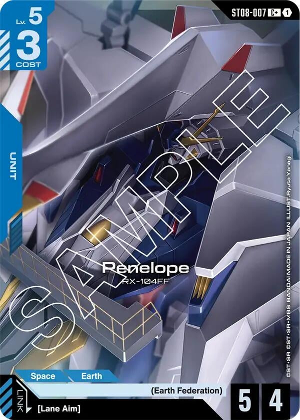 Image for Penelope (ST08-007) (C+) (ST08-007) (Starter Deck 08: Flash of Radiance) (ST08) - Gundam Card Game