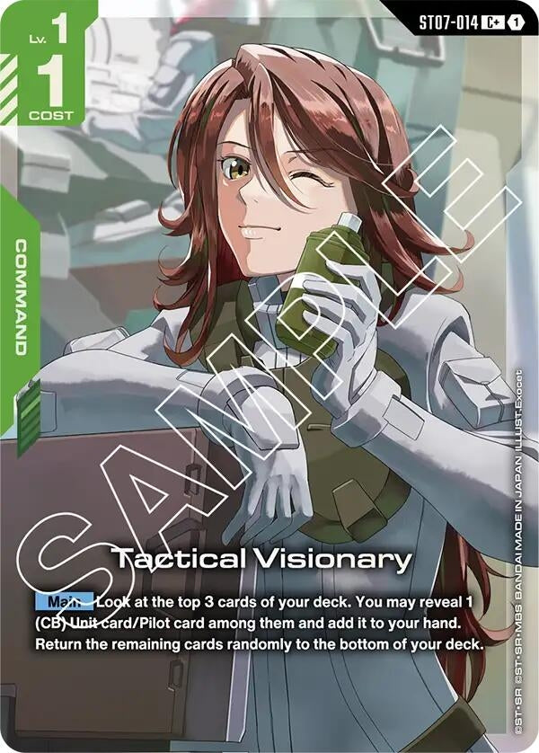 Image for Tactical Visionary (C+) (ST07-014) (Starter Deck 07: Celestial Drive) (ST07) - Gundam Card Game