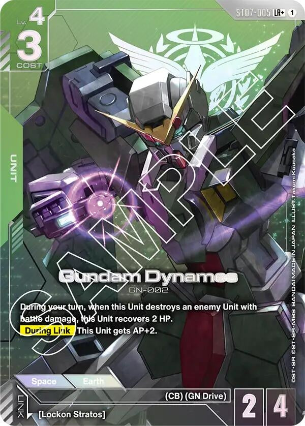 Image for Gundam Dynames (LR+) (ST07-005) (Starter Deck 07: Celestial Drive) (ST07) - Gundam Card Game