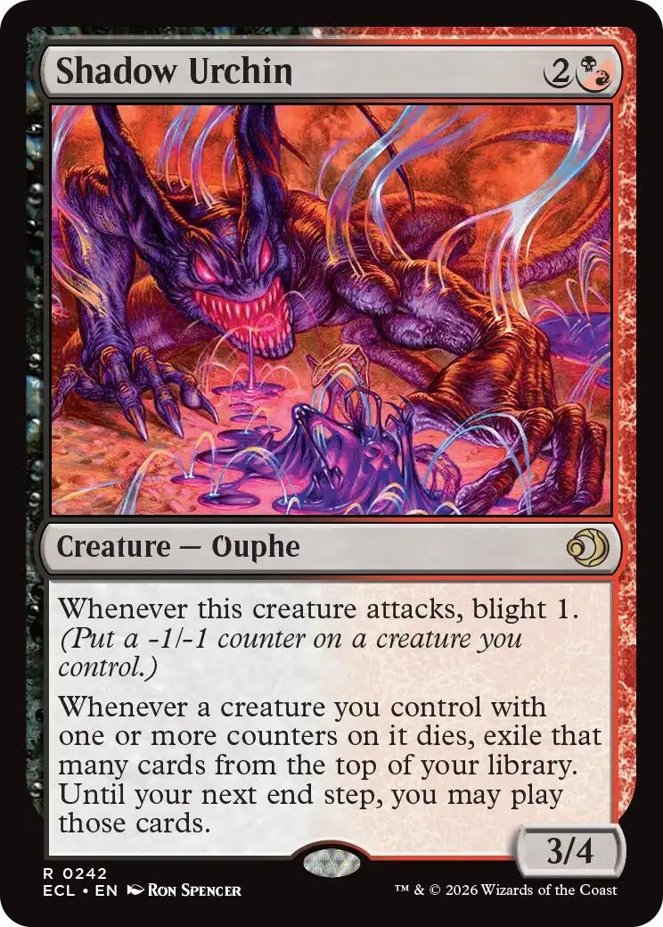 Shadow Urchin (242) (Lorwyn Eclipsed)