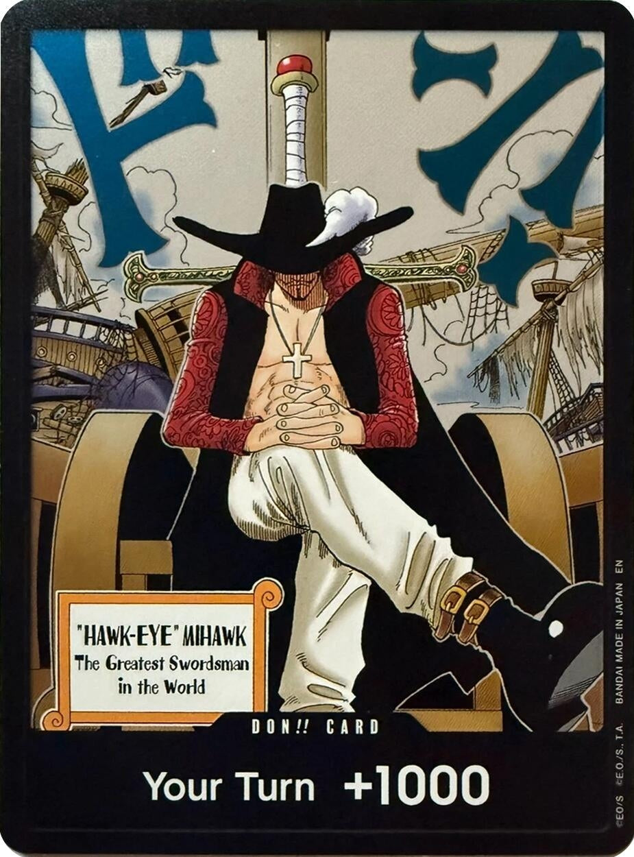 DON!! Card (Dracule Mihawk) (The Azure Sea's Seven)