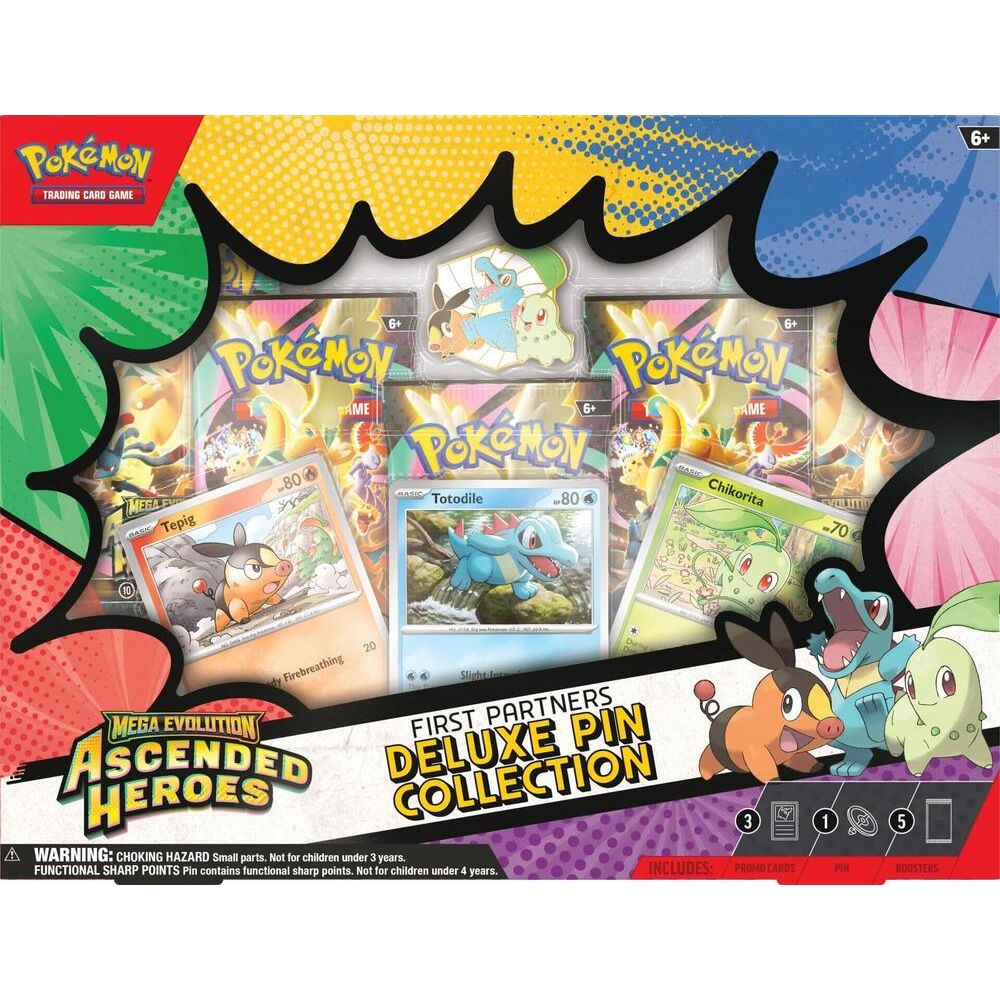 POKÉMON TCG Mega Evolution- Ascended Heroes Deluxe Pin Collection - PokeBox USA