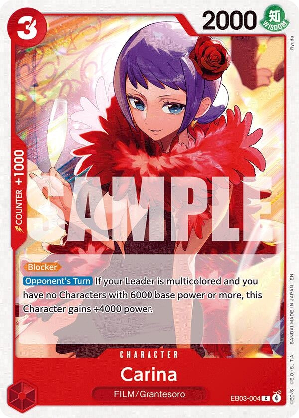 Image for Carina (EB03-004) (Extra Booster: One Piece Heroines Edition) (EB-03) - One Piece Card Game