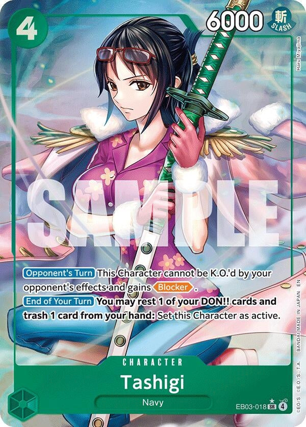 Image for Tashigi (Alternate Art) (EB03-018) (Extra Booster: One Piece Heroines Edition) (EB-03) - One Piece Card Game