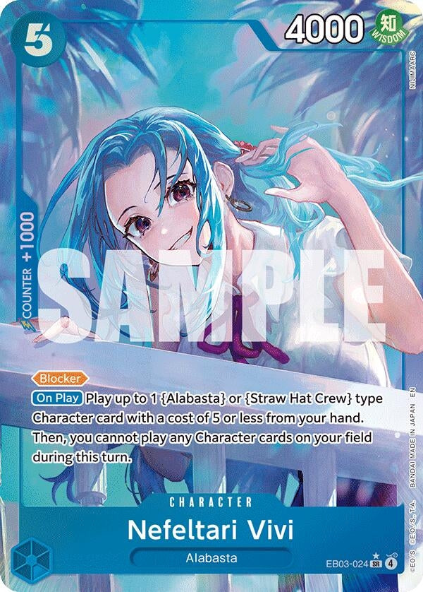Image for Nefeltari Vivi (024) (Alternate Art) (EB03-024) (Extra Booster: One Piece Heroines Edition) (EB-03) - One Piece Card Game