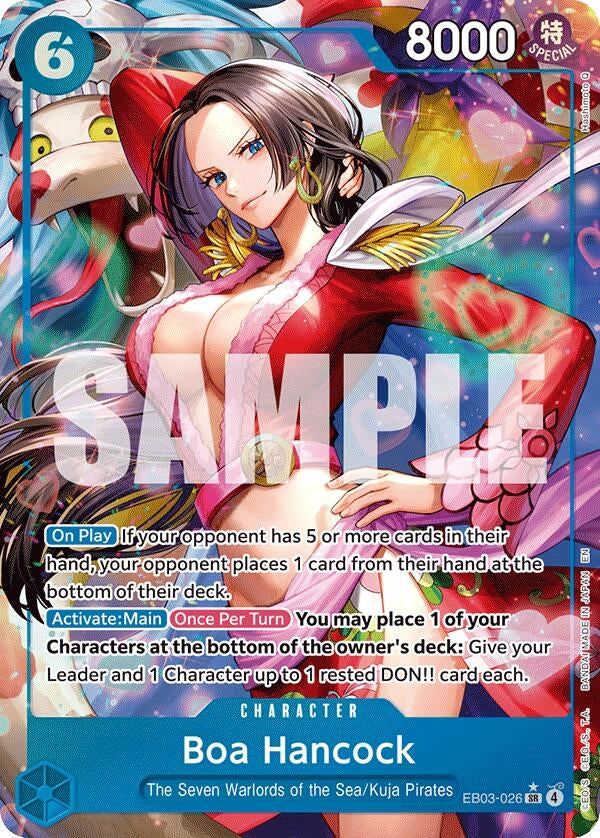 Boa Hancock (Alternate Art) (EB03-026) (Extra Booster: One Piece Heroines Edition)