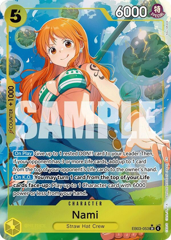 Image for Nami (053) (Alternate Art) (EB03-053) (Extra Booster: One Piece Heroines Edition) (EB-03) - One Piece Card Game