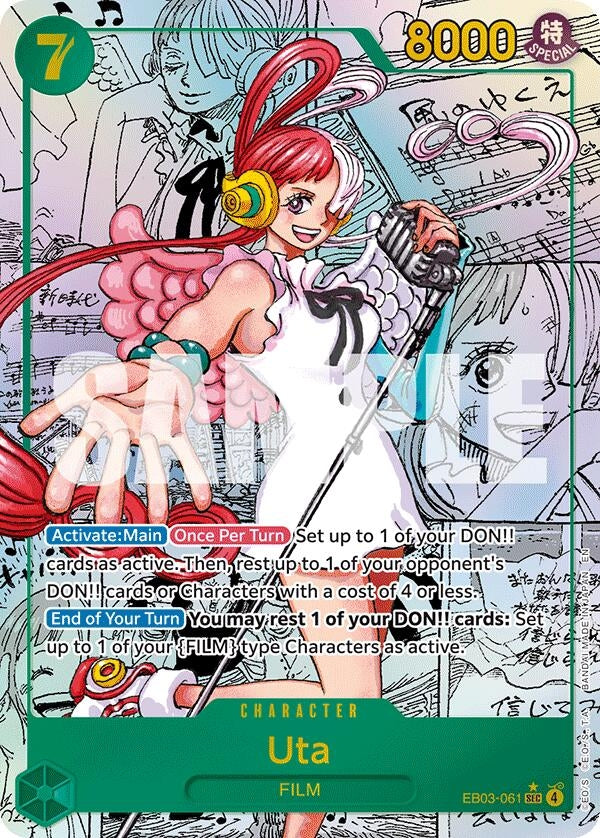 Image for Uta (061) (Manga) (EB03-061) (Extra Booster: One Piece Heroines Edition) (EB-03) - One Piece Card Game