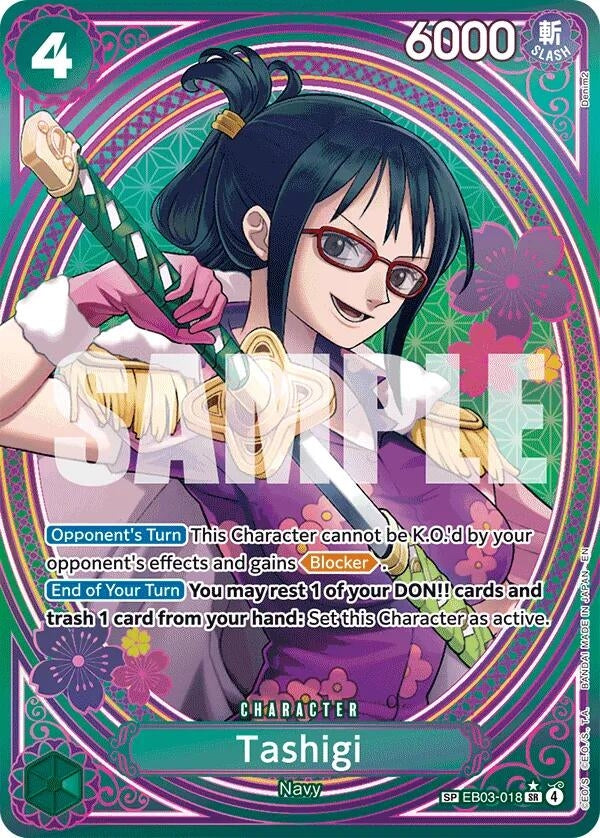 Image for Tashigi (SP) (EB03-018) (Extra Booster: One Piece Heroines Edition) (EB-03) - One Piece Card Game