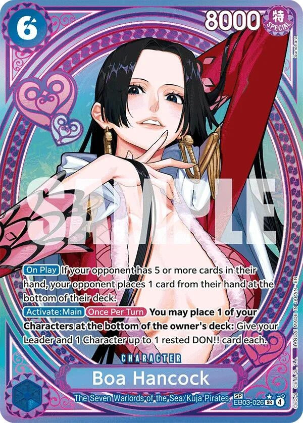 Image for Boa Hancock (SP) (EB03-026) (Extra Booster: One Piece Heroines Edition) (EB-03) - One Piece Card Game