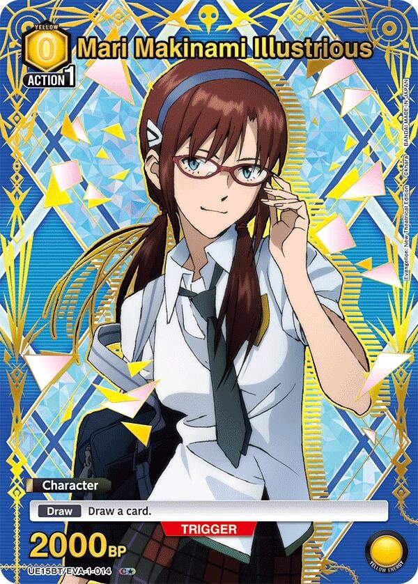 Image for Mari Makinami Illustrious (014) (C*) (UE15BT/EVA-1-014) (UE15BT: Evangelion: New Theatrical Edition) (UE15BT) - Union Arena