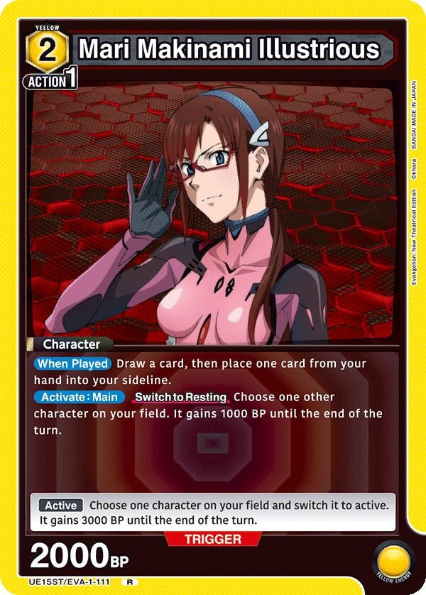 Image for Mari Makinami Illustrious (UE15ST/EVA-1-111) (UE15ST: Evangelion: New Theatrical Edition Starter Deck) (UE15ST) - Union Arena