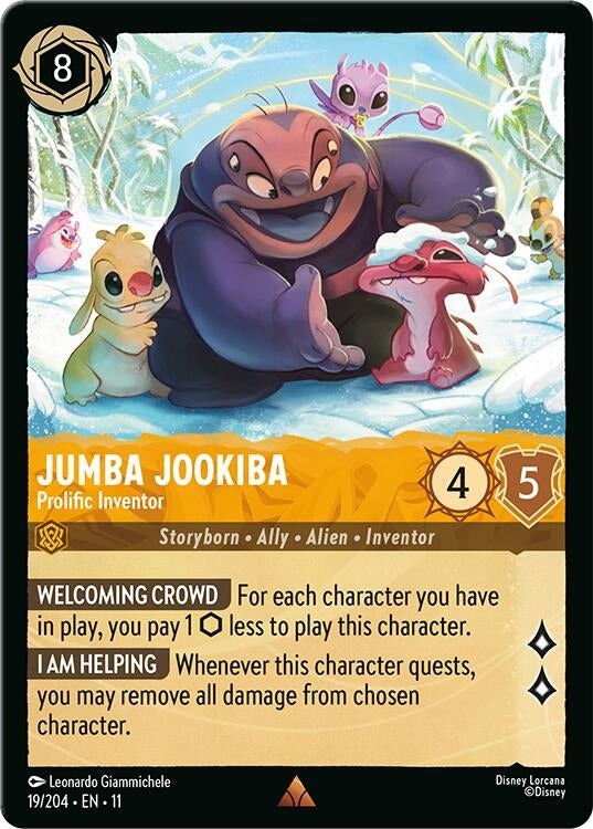 Image for Jumba Jookiba - Prolific Inventor (19/204) (Winterspell) (11) - Disney Lorcana
