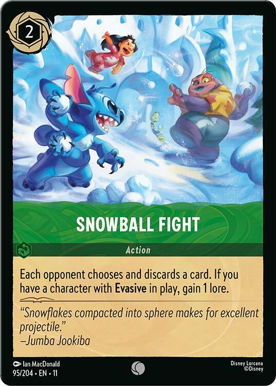 Image for Snowball Fight (95/204) (Winterspell) (11) - Disney Lorcana