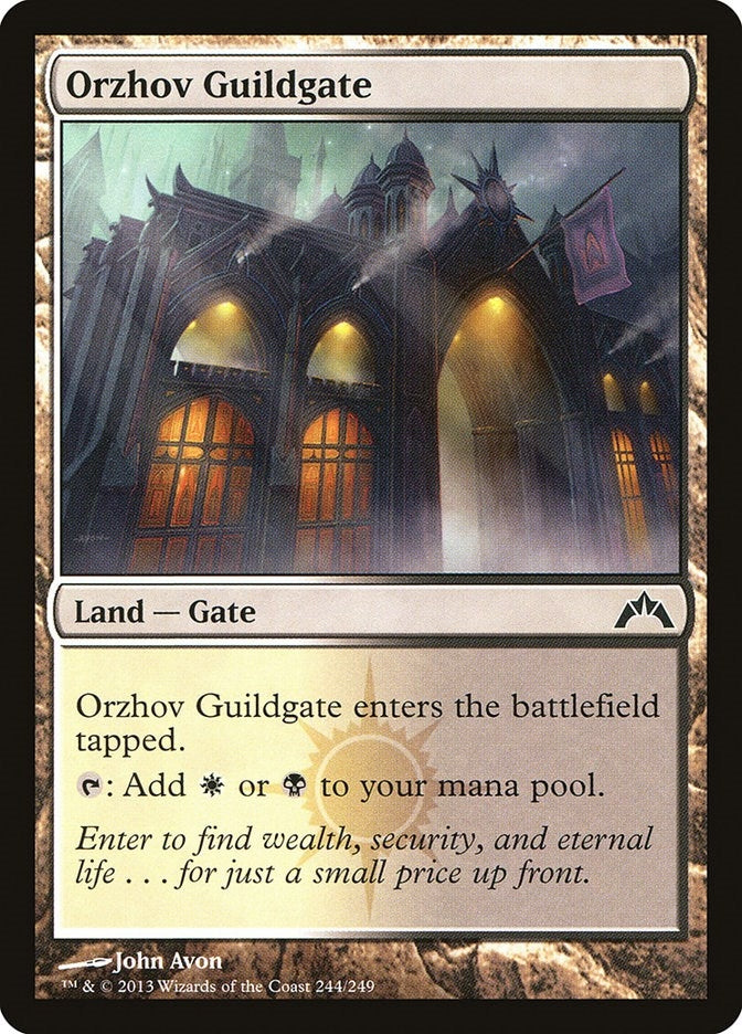 Orzhov Guildgate (244) (Gatecrash)