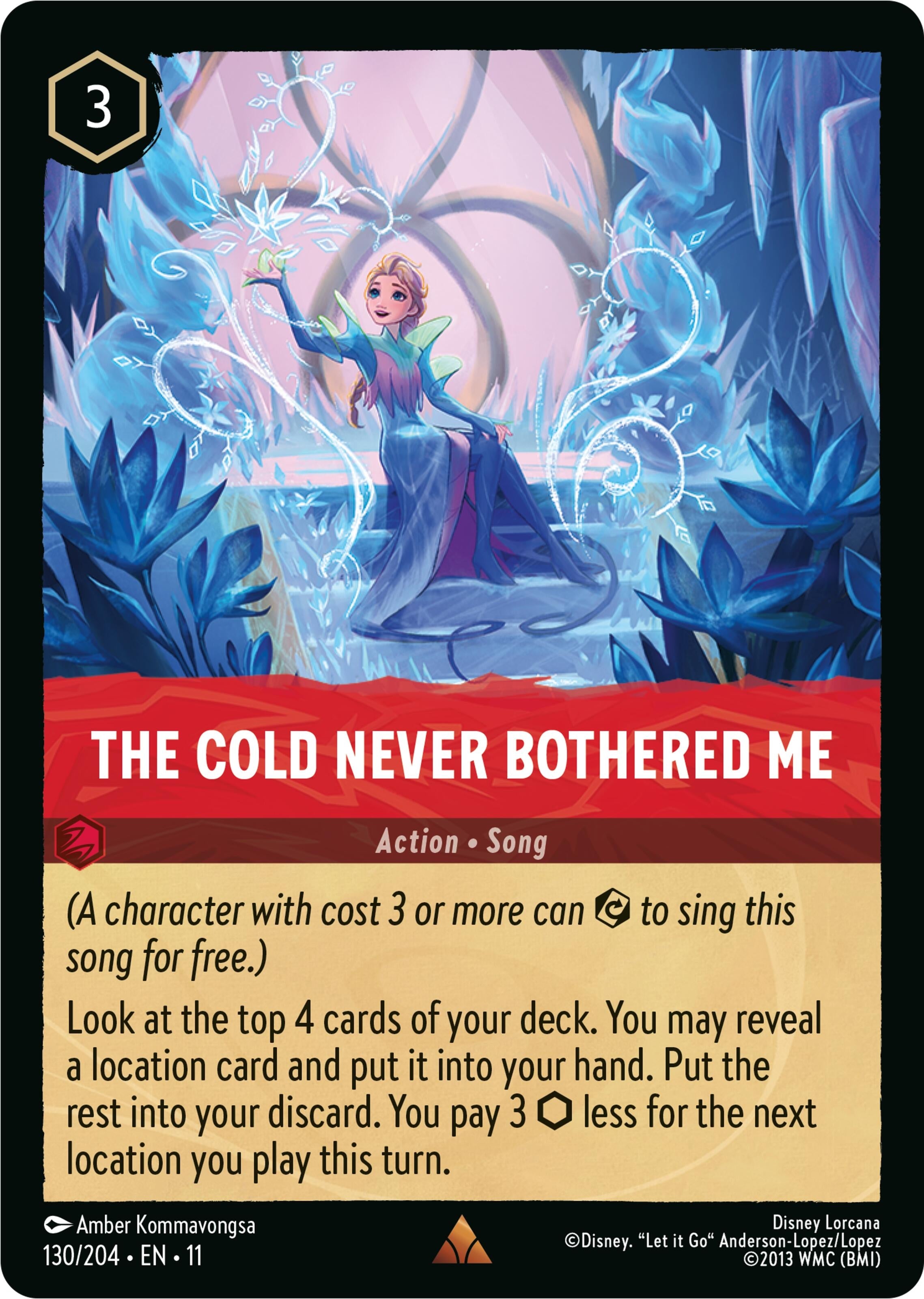 Image for The Cold Never Bothered Me (130/204) (Winterspell) (11) - Disney Lorcana