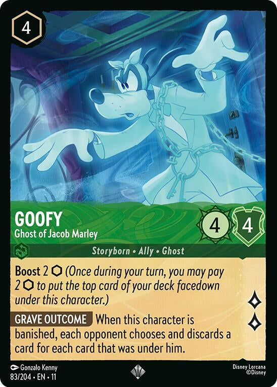 Image for Goofy - Ghost of Jacob Marley (83/204) (Winterspell) (11) - Disney Lorcana