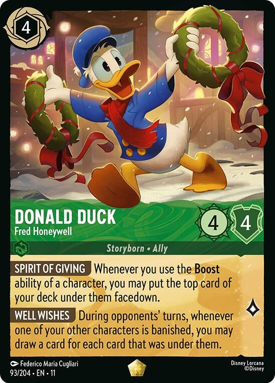 Image for Donald Duck - Fred Honeywell (93/204) (Winterspell) (11) - Disney Lorcana