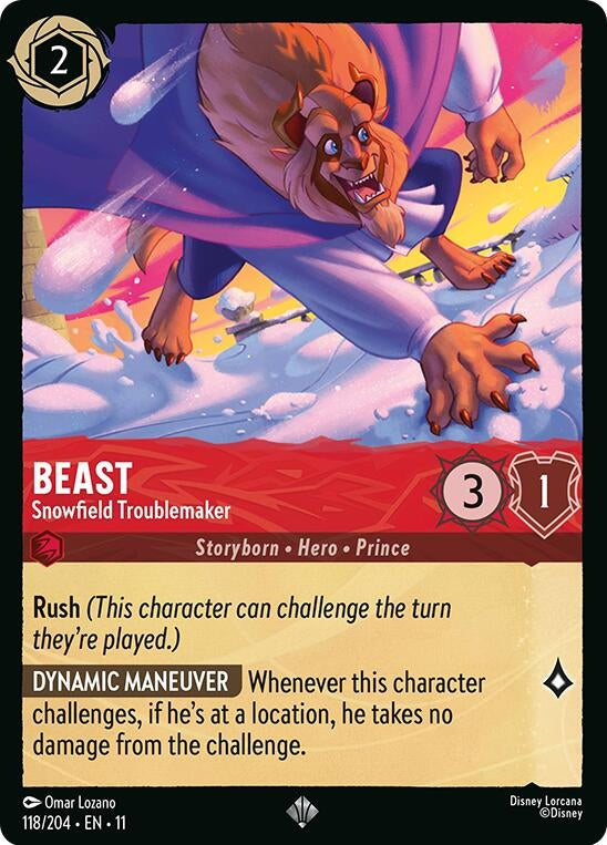 Image for Beast - Snowfield Troublemaker (118/204) (Winterspell) (11) - Disney Lorcana