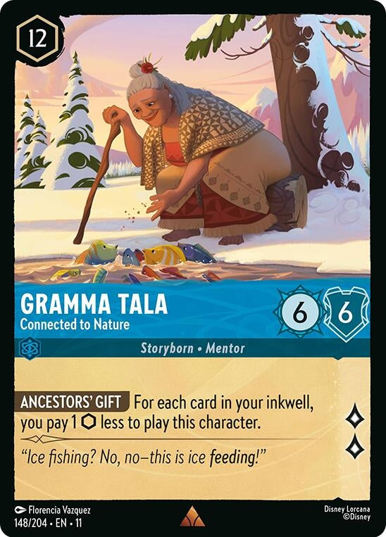 Image for Gramma Tala - Connected to Nature (148/204) (Winterspell) (11) - Disney Lorcana