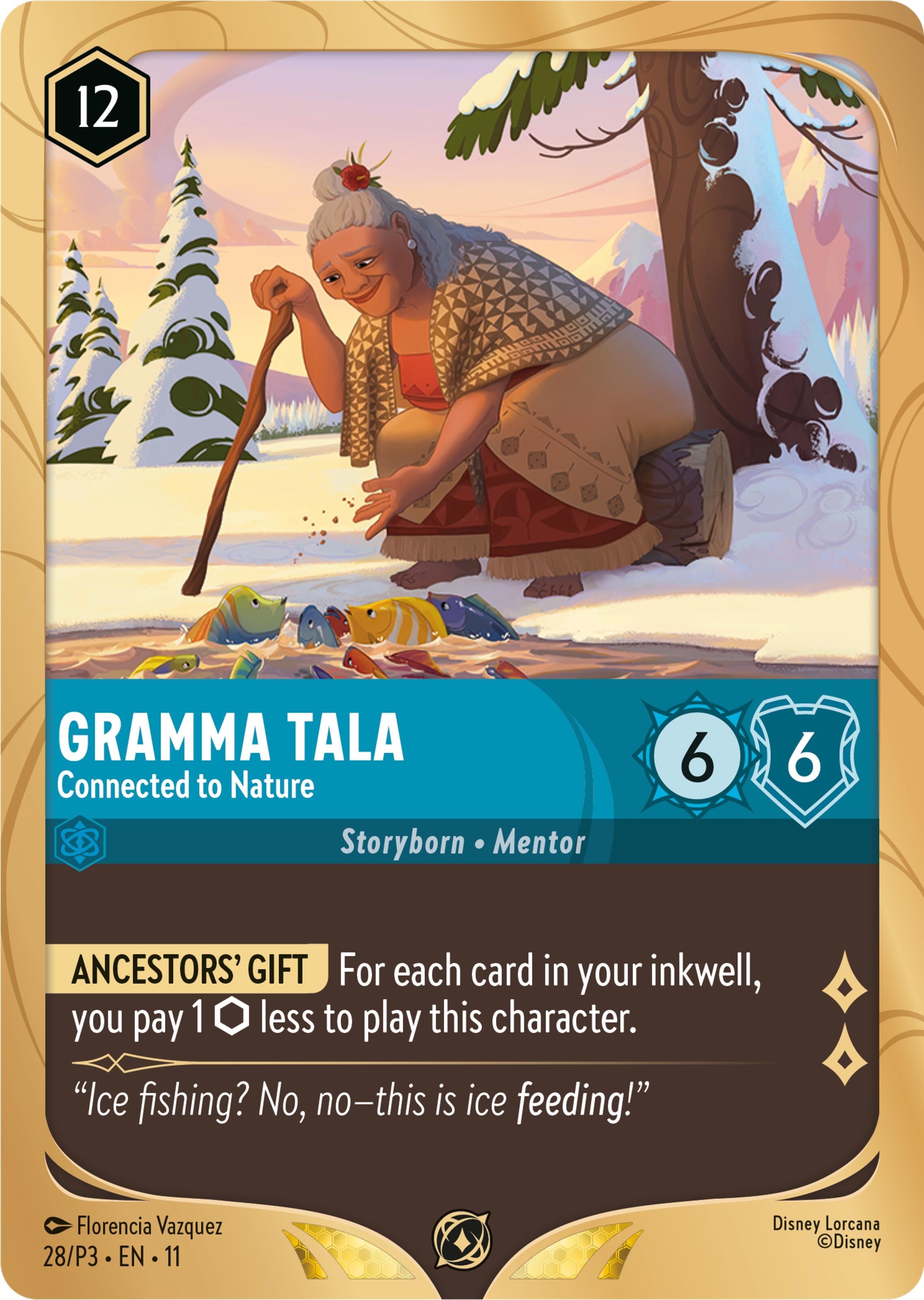 Image for Gramma Tala - Connected to Nature (28) (Disney Lorcana Promo Cards) (DLPC) - Disney Lorcana