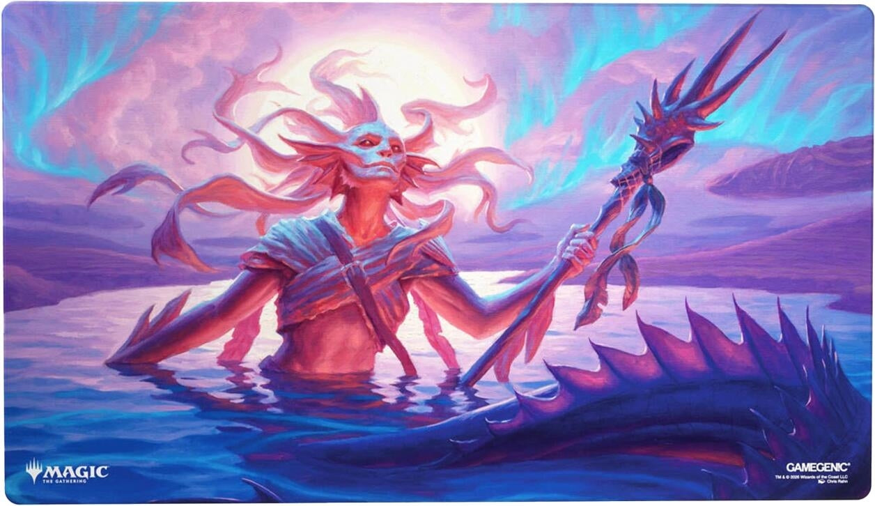 Image for Magic: The Gathering Lorwyn Eclipsed Shiny Playmat - Eclipsed Merrow - Playmats